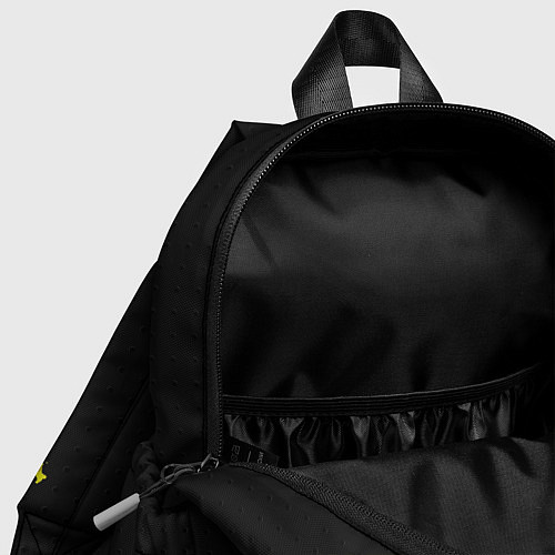 Детский рюкзак Black & Yellow / 3D-принт – фото 4