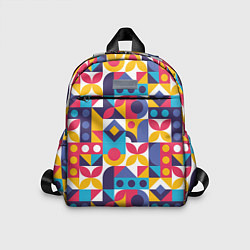 Детский рюкзак Геометрический орнамент Паттерн, цвет: 3D-принт