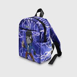 Детский рюкзак Кроу из Бравл Старс и молнии, цвет: 3D-принт — фото 2