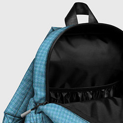 Детский рюкзак Синий дракон в форме цифры 8, цвет: 3D-принт — фото 2