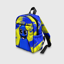 Детский рюкзак Радужные друзья радостный Синий, цвет: 3D-принт — фото 2