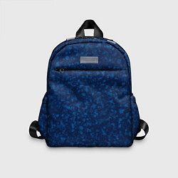 Детский рюкзак Текстура синие хлопья, цвет: 3D-принт