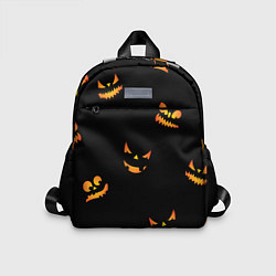 Детский рюкзак Halloween горящие тыквы, цвет: 3D-принт