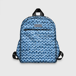 Детский рюкзак Грубая шерстяная вязка - мода, цвет: 3D-принт