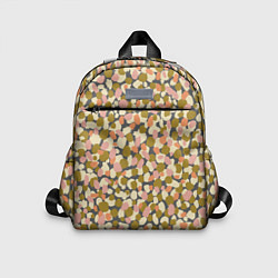 Детский рюкзак Оливье салат, абстрактный паттерн, цвет: 3D-принт