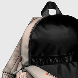 Детский рюкзак Абстрактные синие и белые краски, цвет: 3D-принт — фото 2