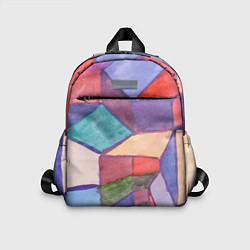 Детский рюкзак Геометрия акварель, цвет: 3D-принт