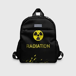 Детский рюкзак Radiation - радиационная опасность, цвет: 3D-принт