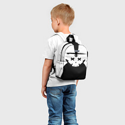 Детский рюкзак Татуировка Ребекки - ЧБ, цвет: 3D-принт — фото 2