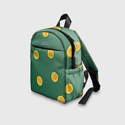 Детский рюкзак Елочное украшение биткоин, цвет: 3D-принт — фото 2