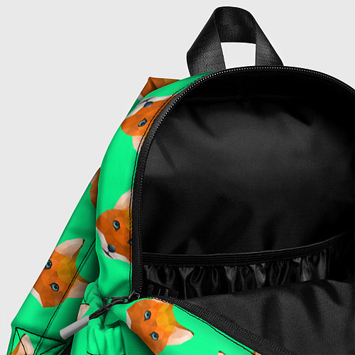 Детский рюкзак Эстетика Полигональные лисы / 3D-принт – фото 4