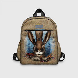 Детский рюкзак Ретро кролик, цвет: 3D-принт