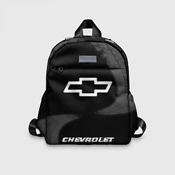 Детский рюкзак Chevrolet speed шины на темном: символ, надпись, цвет: 3D-принт