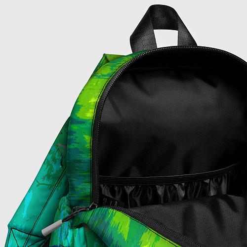 Детский рюкзак Абстрактные краски - текстура / 3D-принт – фото 4