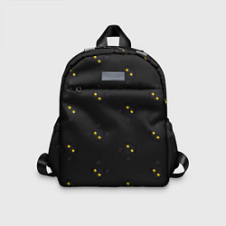 Детский рюкзак Эстетика Черный кот на темном фоне, цвет: 3D-принт