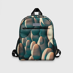 Детский рюкзак Множество абстрактных летающих камней, цвет: 3D-принт