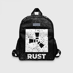 Детский рюкзак Rust с потертостями на темном фоне