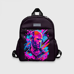 Детский рюкзак Jason Statham - pop art, цвет: 3D-принт