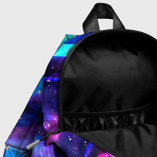 Детский рюкзак Skyrim неоновый космос / 3D-принт – фото 4