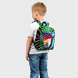 Детский рюкзак JDM - crazy wheel - crown, цвет: 3D-принт — фото 2