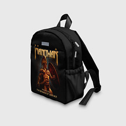 Детский рюкзак Manowar rock, цвет: 3D-принт — фото 2