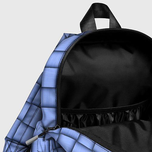 Детский рюкзак Фиолетовое ленточное плетение / 3D-принт – фото 4