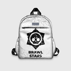 Детский рюкзак Brawl Stars с потертостями на светлом фоне, цвет: 3D-принт
