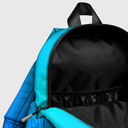Детский рюкзак Синий кролик и снежинки, цвет: 3D-принт — фото 2