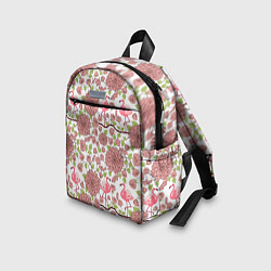 Детский рюкзак Фламинго и лотосы, цвет: 3D-принт — фото 2
