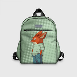 Детский рюкзак Хитрый лис в штанах, цвет: 3D-принт
