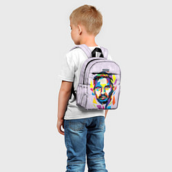Детский рюкзак Портрет Тома Харди в геометрическом стиле, цвет: 3D-принт — фото 2