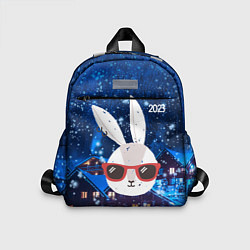 Детский рюкзак Зайка в очках 2023, цвет: 3D-принт