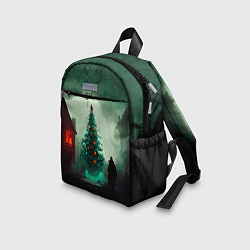 Детский рюкзак Тёмное рождество, цвет: 3D-принт — фото 2