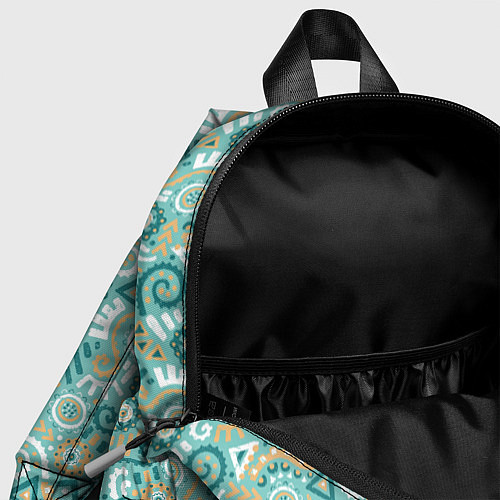 Детский рюкзак Узор этнический гранж / 3D-принт – фото 4