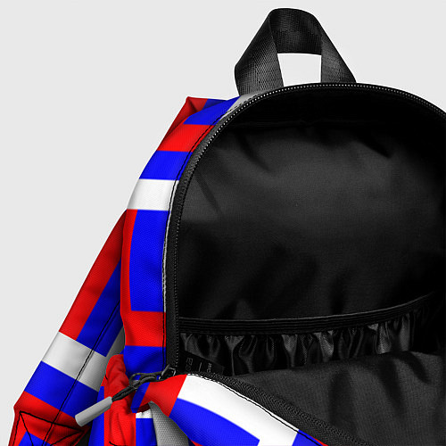 Детский рюкзак Плетение триколор / 3D-принт – фото 4