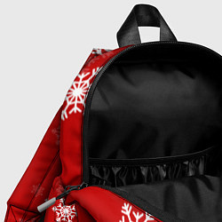 Детский рюкзак Пауэр в новогодней шапочке, цвет: 3D-принт — фото 2