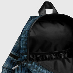 Детский рюкзак Абстрактное множество прозрачных геометрических фи, цвет: 3D-принт — фото 2