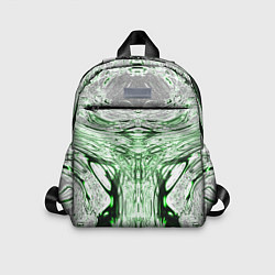 Детский рюкзак Зеленый узор, цвет: 3D-принт