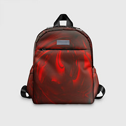 Детский рюкзак Темно красные волны, цвет: 3D-принт