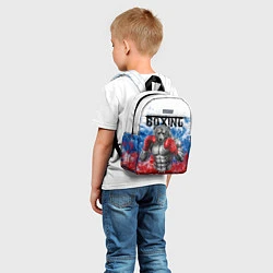 Детский рюкзак Бокс - Россия, цвет: 3D-принт — фото 2