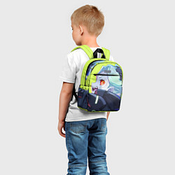 Детский рюкзак Ребекка - Киберпанк Бегущие по краю, цвет: 3D-принт — фото 2