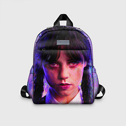 Детский рюкзак Уэнсдэй неон, цвет: 3D-принт