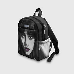 Детский рюкзак Уэнсдэй: рисунок, цвет: 3D-принт — фото 2