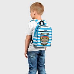 Детский рюкзак Диванные Войска - тельняшка, цвет: 3D-принт — фото 2