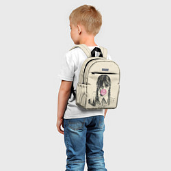 Детский рюкзак Wednesday bubble gum, цвет: 3D-принт — фото 2