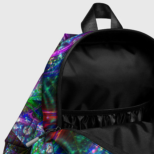 Детский рюкзак Абстракция с разноцветными шариками / 3D-принт – фото 4
