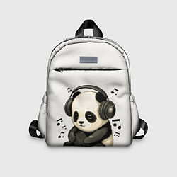 Детский рюкзак Милая панда в наушниках