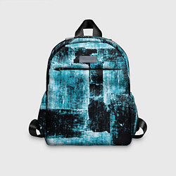 Детский рюкзак Голубой абстракт, цвет: 3D-принт