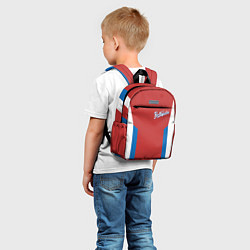 Детский рюкзак Непобедимый - в цветах российского флага, цвет: 3D-принт — фото 2