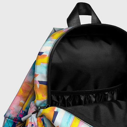 Детский рюкзак Живописные мазки краски / 3D-принт – фото 4
